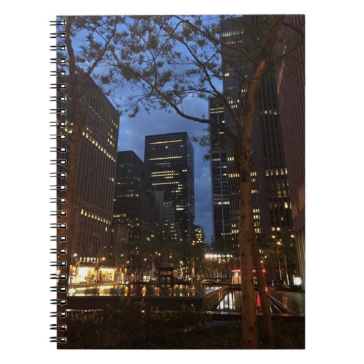 Rockefeller Center Dawn NYC Architecture New York Notizblock (Vorderseite)