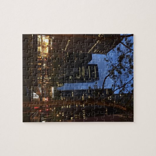 Rockefeller Center Dawn NYC Architecture New York Puzzle (Horizontal)