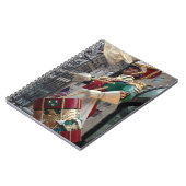 Rockefeller Center Drummer Boy Christmas New York Notizblock (Linke Seite)