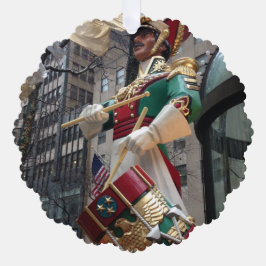 Rockefeller Center Drummer Boy Christmas New York Ornament Karte