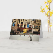 "Rockefeller Center" Geburtstagskarte Karte (Gelbe Blume)