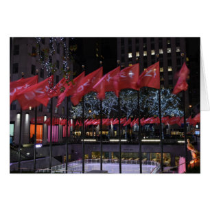 Rockefeller Center Ice Skaten Rink NYC Foto