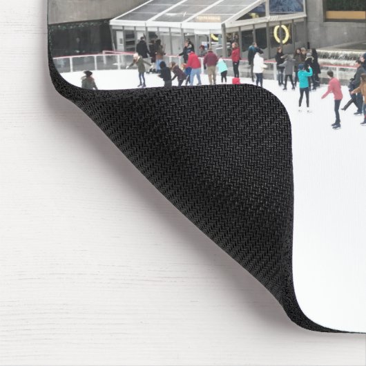 Rockefeller Center Ice Skaten Rink NYC Foto Mousepad (Ecke)