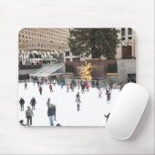 Rockefeller Center Ice Skaten Rink NYC Foto Mousepad (Mit Mouse)