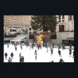 Rockefeller Center Ice Skating Rink NYC Photograph Poster<br><div class="desc">Features an original color photograph of the Rockefeller Center ice skating rink, with the Christmas tree in the background. Photographed in Manhattan, New York City. Lots of other NYC and nature photographs are also available from this shop. Don't see exactly what you're looking for? Contact Rebecca to have a product...</div>