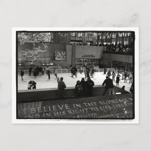 Rockefeller Center Il Rick Postkarte (Vorderseite)