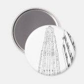 Rockefeller Center Magnet (Vorderseite/Rückseite)