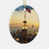 Rockefeller Center Manhattan New York City Keramik Ornament (Rechts)