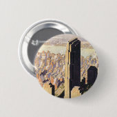Rockefeller Center New York Button (Vorne & Hinten)