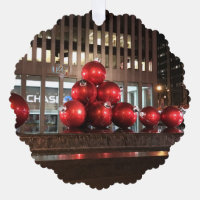 Rockefeller Center New York NY Red Christmas Balls