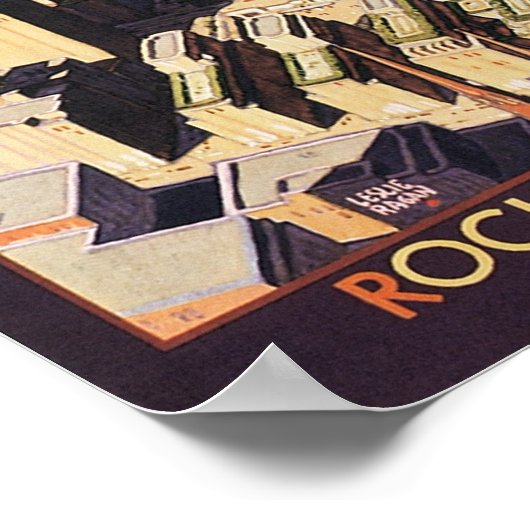 Rockefeller Center New York Poster (Ecke)