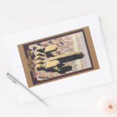 Rockefeller Center New York Rechteckiger Aufkleber (Umschlag)