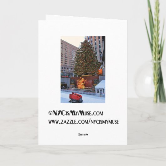 Rockefeller Center Tree, Rosa Weihnachten (Rückseite)