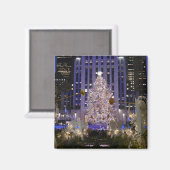 Rockefeller Center's Angels & Christmas Tree - Magnet (Vorderseite/Rückseite)