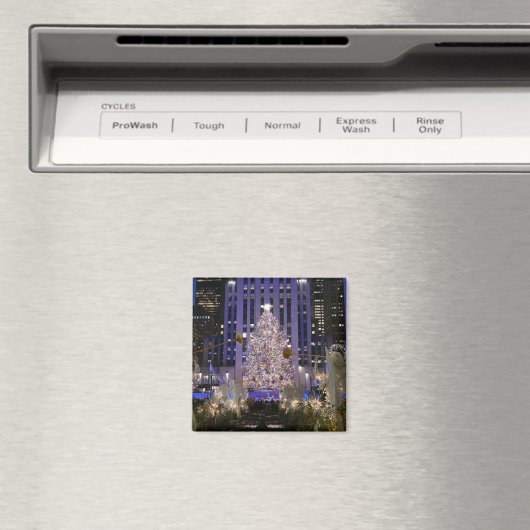 Rockefeller Center's Angels & Christmas Tree - Magnet (In Situ (Geschirrspüler))