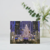 Rockefeller Center's Angels & Christmas Tree - Postkarte (Stehend Vorderseite)
