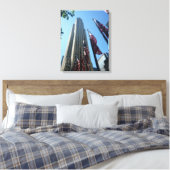 Rockefeller-Flags Leinwanddruck (Insitu (Schlafzimmer))