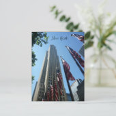 Rockefeller geflaggt postkarte (Stehend Vorderseite)