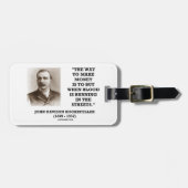 Rockefeller-Kauf, wenn Blut in Straßen läuft Gepäckanhänger (Vorderseite horizontal)