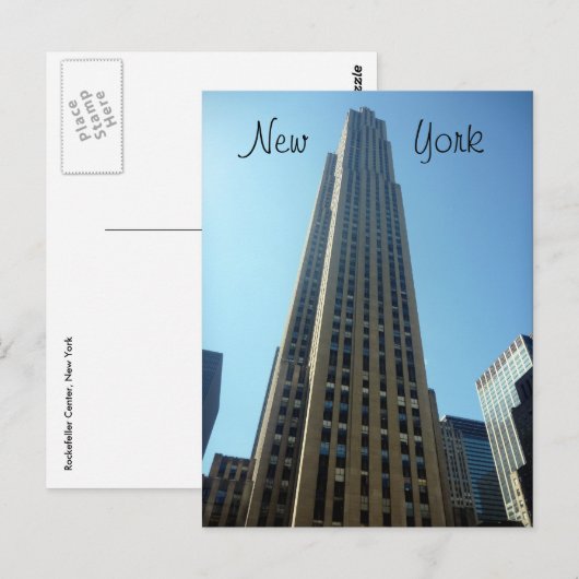 Rockefeller n postkarte (Vorne/Hinten)