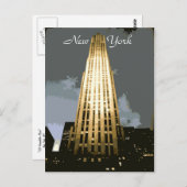 Rockefeller Plaza Postcard Postkarte (Vorne/Hinten)