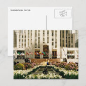 Rockefeller Postkarte (Vorne/Hinten)