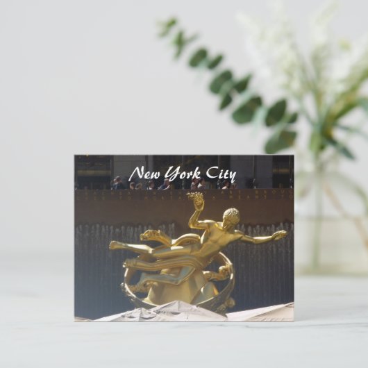 Rockefeller Postkarte (Stehend Vorderseite)