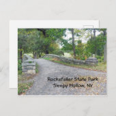 Rockefeller Staat Park in Sleepy Hollow, NY Postkarte (Vorne/Hinten)