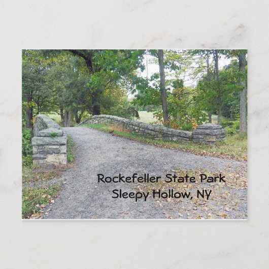 Rockefeller Staat Park in Sleepy Hollow, NY Postkarte (Vorderseite)