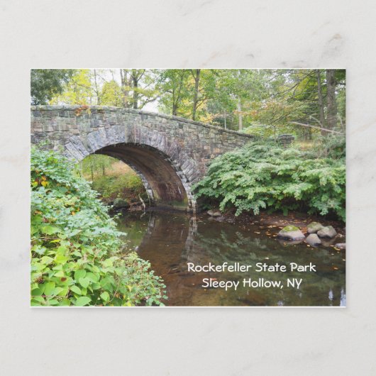 Rockefeller Staat Park in Sleepy Hollow, NY Postkarte (Vorderseite)