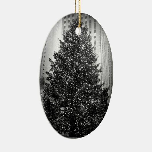 Rockefeller-Weihnachtsbaum-Verzierung Keramikornament (Rechts)