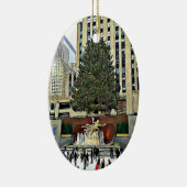 Rockefellermittelweihnachtsbaum-Verzierung Keramik Ornament (Rechts)