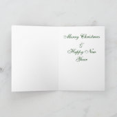 Rockefellermittelweihnachtsbaum-Weihnachtskarte Feiertagskarte (Innenseite)