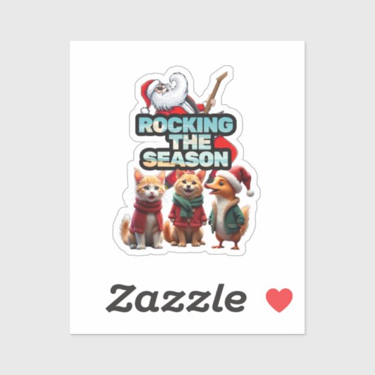 Rocken der Saisonaufkleber Aufkleber (Blatt)