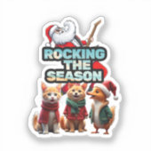 Rocken der Saisonaufkleber Aufkleber (Vorderseite)