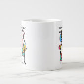 Rocken des Schweins Jumbo-Tasse (Vorderseite)