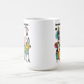 Rocken des Schweins Kaffeetasse (Mittel)