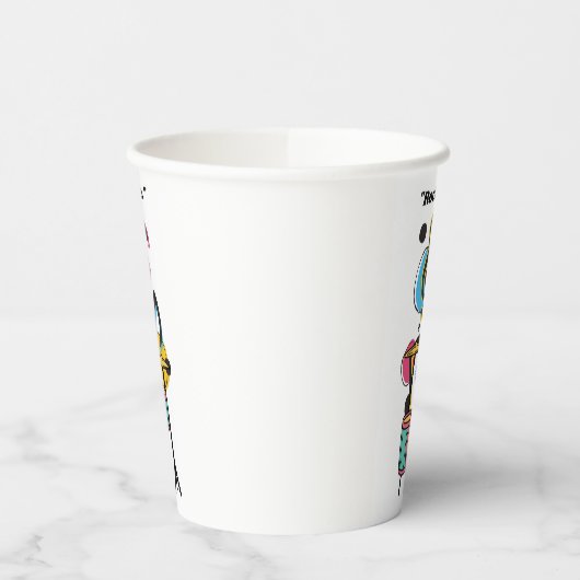 Rocken des Schweins Pappbecher (Links)