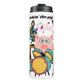 Rocken des Schweins Thermosbecher