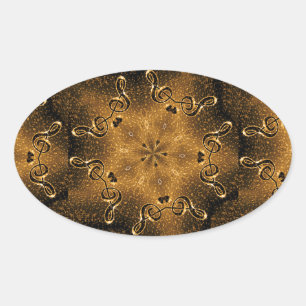 Rocken, Goldene Momente. 2_ Ovaler Aufkleber