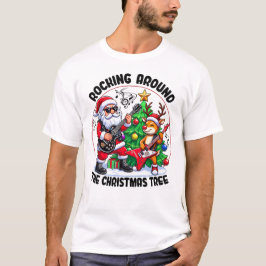 Rocken um den Weihnachtsbaum T-Shirt