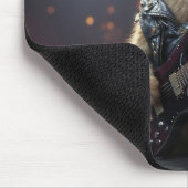 Rockende Katze Mousepad (Ecke)