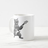 Rockende Katze Tasse (Vorderseite Links)