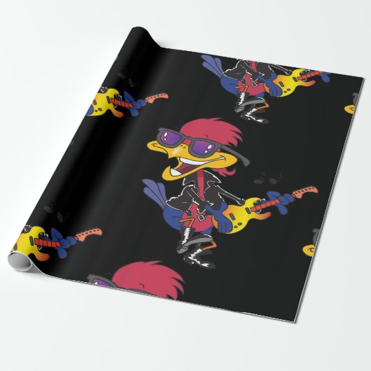 Rocker Bird Geschenkpapier (Ungerollt)