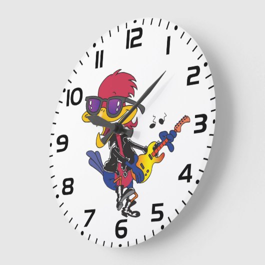 Rocker Bird Große Wanduhr (Winkel)