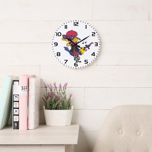 Rocker Bird Große Wanduhr