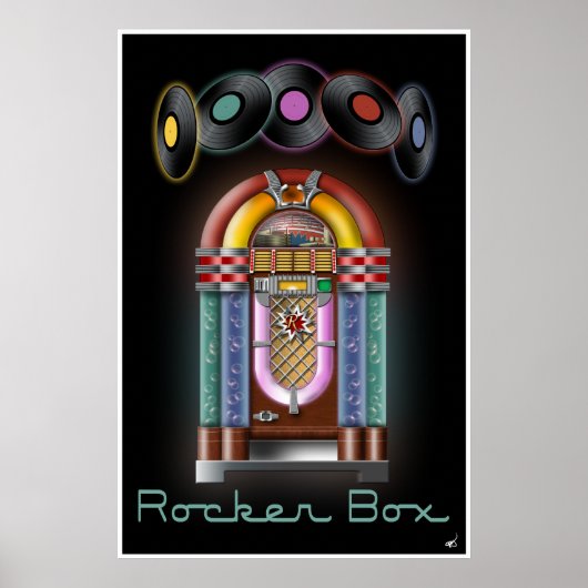 Rocker Box Jukebox Poster (Vorne)