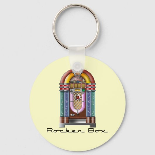 Rocker Box Jukebox Schlüsselanhänger (Vorderseite)