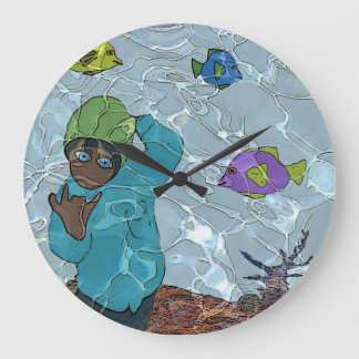 Rocker Boy Clock Große Wanduhr