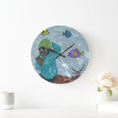 Rocker Boy Clock Große Wanduhr (Zuhause)